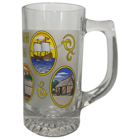 VINTAGE Jamestown Virginia Bicast Mug - Picture 3 of 5